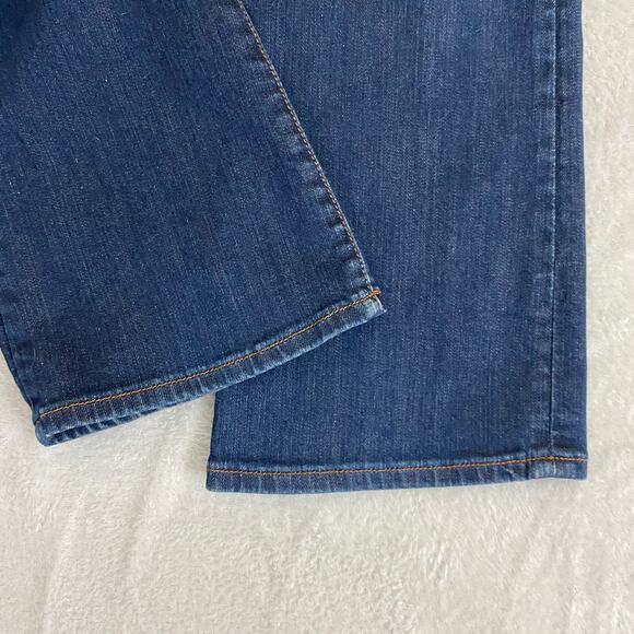 Lucky‎ Brand Lola Boot Cut Jeans Women 6/28 Blue Dark Wash Flare Low Rise Y2K - Picture 9 of 14